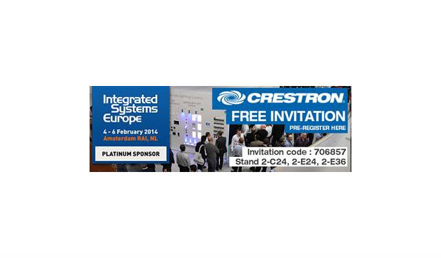 Crestron présentera ses nouvelles solutions de travail collaboratif